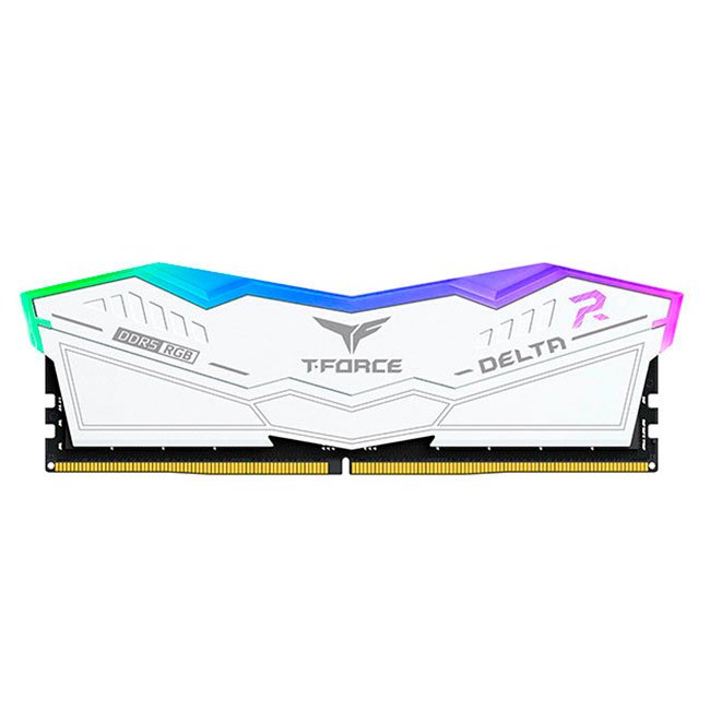 Memoria Ram TEAMGROUP T-FORCE DELTA RGB DDR5, 16GB DDR5-5200MHz, PC5-41600, CL40, 1.25V