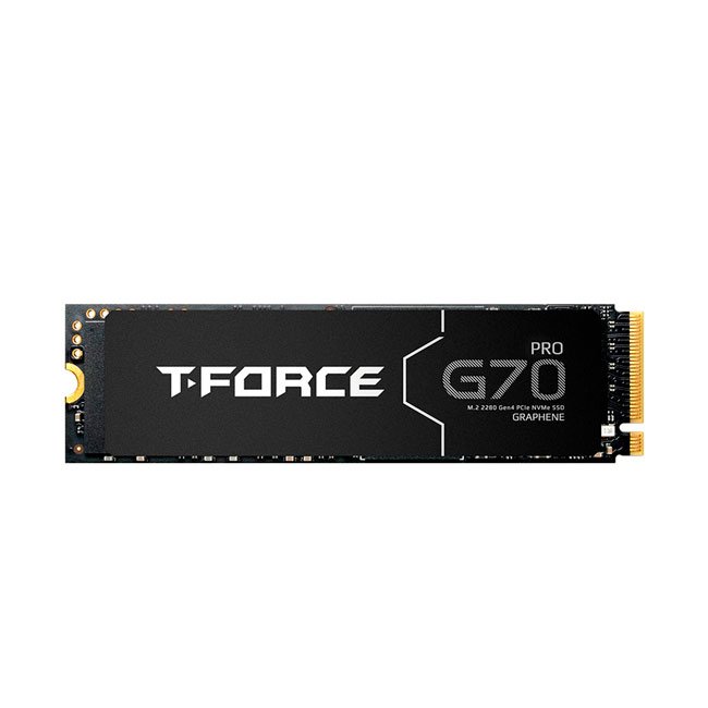 Disco ssd TEAMGROUP T-FORCE G70 PRO 4TB M.2 PCIe Gen4x4 NVMe con Disipador de Grafeno