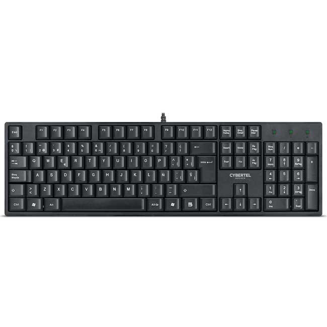 Teclado Cybertel Rocker CYB K100 USB Español Waterproof Antiborrado