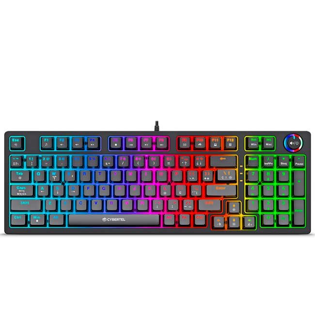 Teclado Gamer Mecánico CYBERTEL STRIKER+ CBX K1005+ RGB 96 Teclas USB Anti-Ghosting