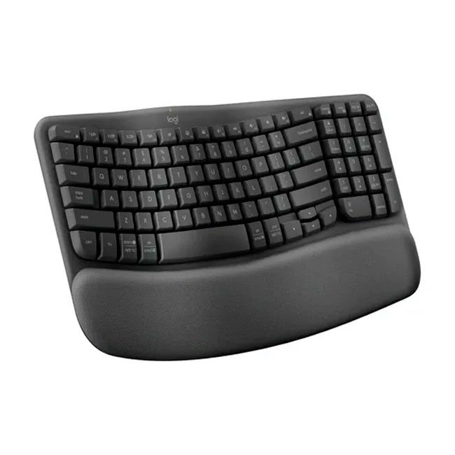 Teclado Logitech Ergo Wave Wireless Bolt/BT – Ergonomía, Conectividad Inalámbrica y Comodidad