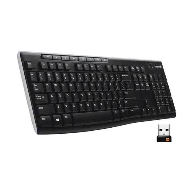 Teclado Logitech K270 Wireless Unifying conexión inalámbrica de 2.4 GHz
