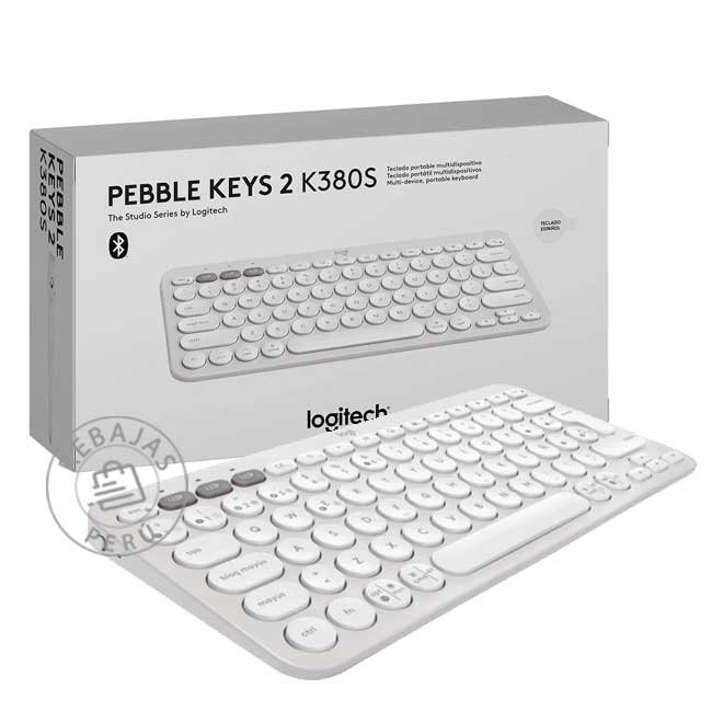 Teclado Logitech Pebble 2 K380S Bluetooth Inalámbrico Blanco SP