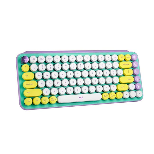 Teclado Logitech POP Keys Wireless Bluetooth – Mecánico, Multidispositivo 