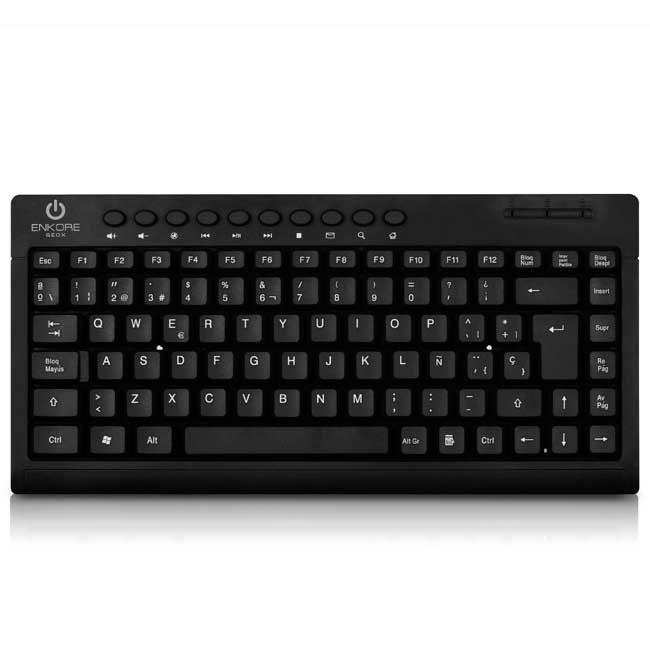 Teclado Multimedia Slim ENKORE Geox ENK303 USB Español Antiborrado Waterproof