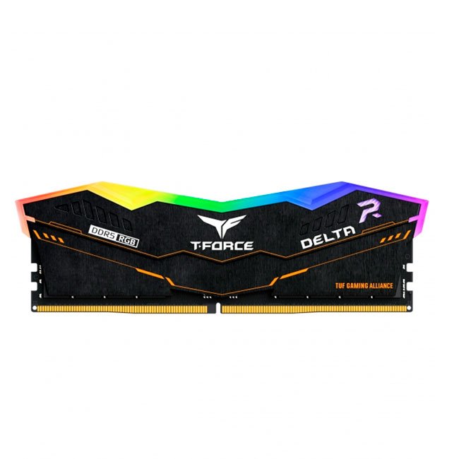 Memoria Ram TEAMGROUP T-FORCE DELTA TUF GAMING ALLIANCE RGB DDR5, 16GB DDR5-5600MHz, CL36 1.2V