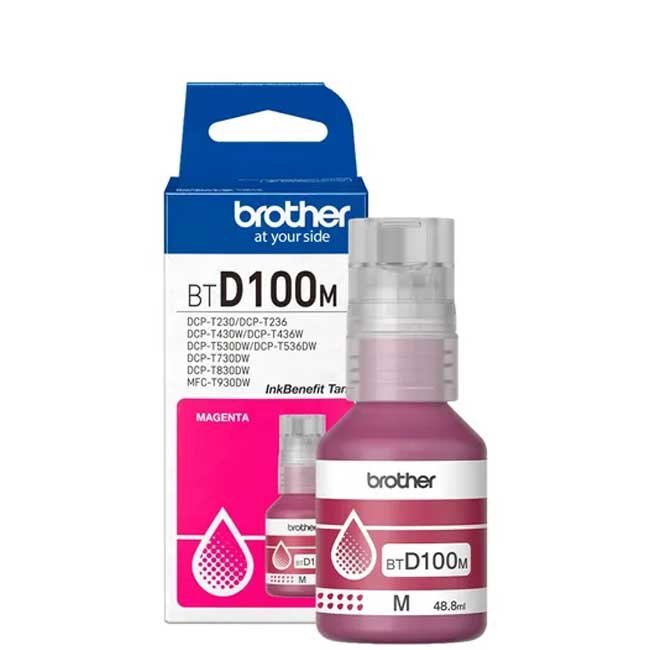 Tinta Brother BTD100M Magenta para DCP-T230/T430/T436W