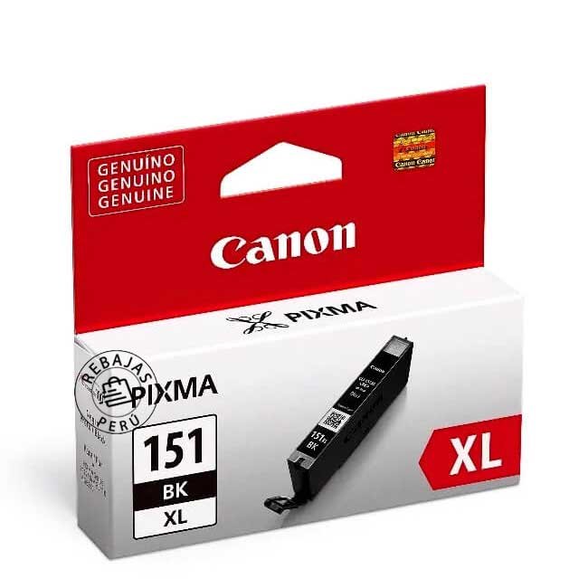 Tinta Canon CLI-151XL Black – Alta Duración para MG-6210, 5410 y IP-7210