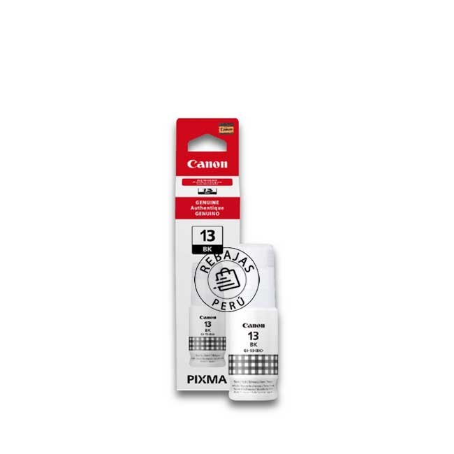 Tinta Canon GI-13BK Black original para impresoras MegaTank