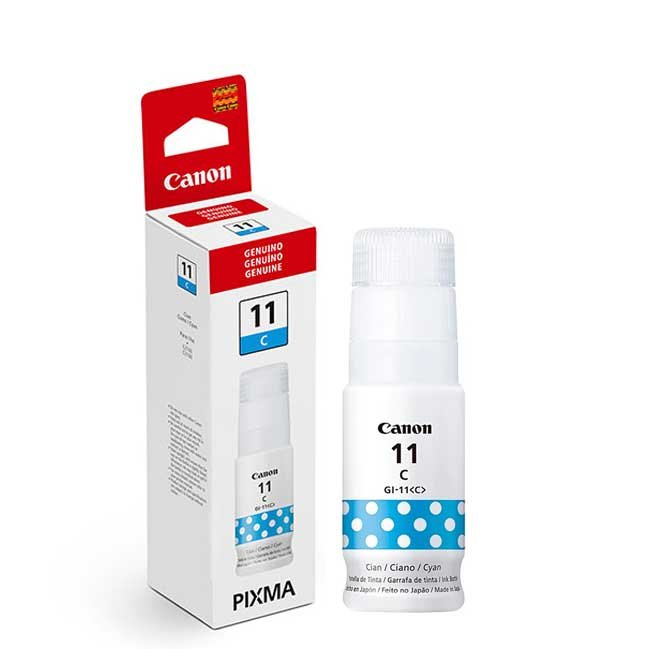 Tinta Canon GI-11C Cyan Original | Rendimiento y Calidad Pro