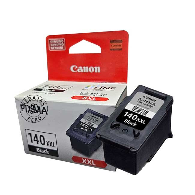 Tinta Canon PG-140XXL Negro 21ml para MG2110 MG3110 MG4110 Original