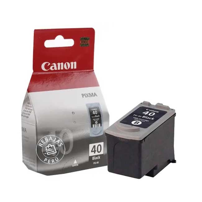 Tinta Canon PG-40 Black Original | Rendimiento y Calidad Profesional