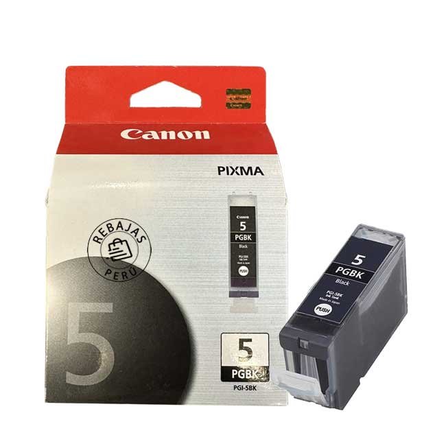 Tinta Canon PGI-5BK Black para IP3500/IP4500 | Calidad original