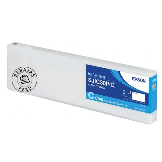 Tinta Epson C33S020636 Cyan Original para C7500G | Alta calidad