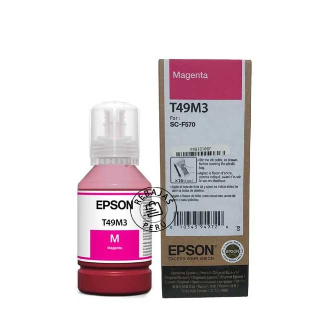 Tinta Epson T49M320 Magenta UltraChrome DS 140ml Sublimación Original