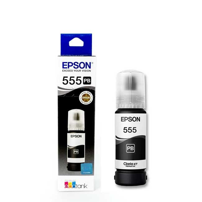 Tinta Epson 555 Negra Original para L8160 T555120-AL