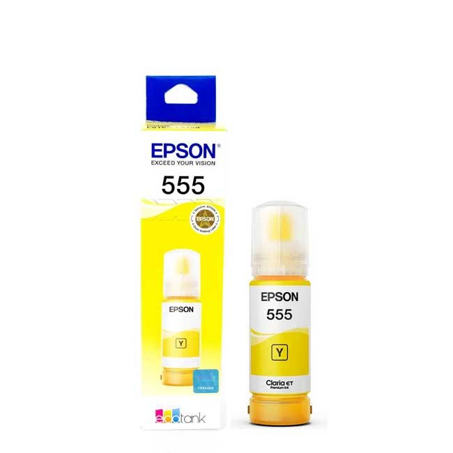 Tinta Epson 555 Amarilla Original para L8160 T555420-AL