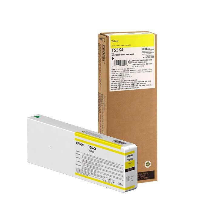 Tinta Epson T55K400 Amarillo 700 ml Original para impresoras Pro