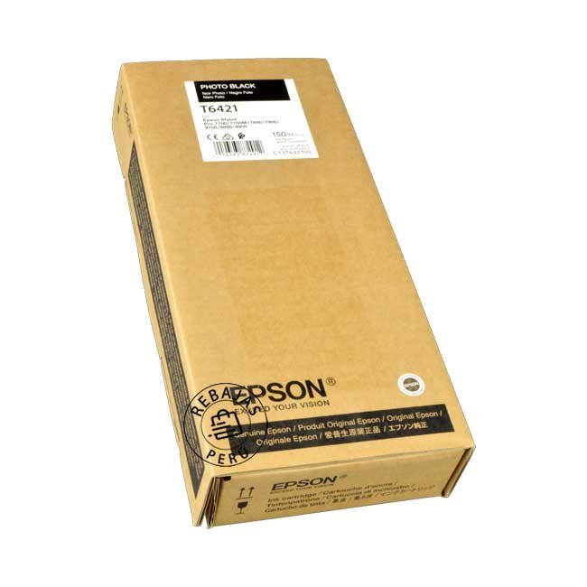 Tinta Epson T642100 Photo Black de 150 ml para Impresoras SP 7700 / 9700 Original