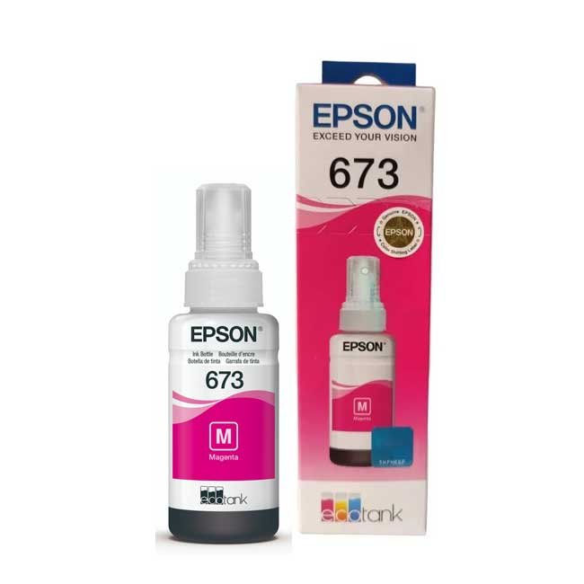 Tinta Epson T673320-AL Magenta L800 original para impresoras L800