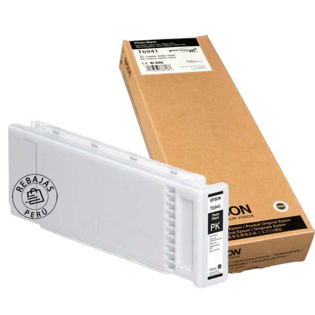 Tinta Epson T694100 Negro Photo 700 ml original para T-Series