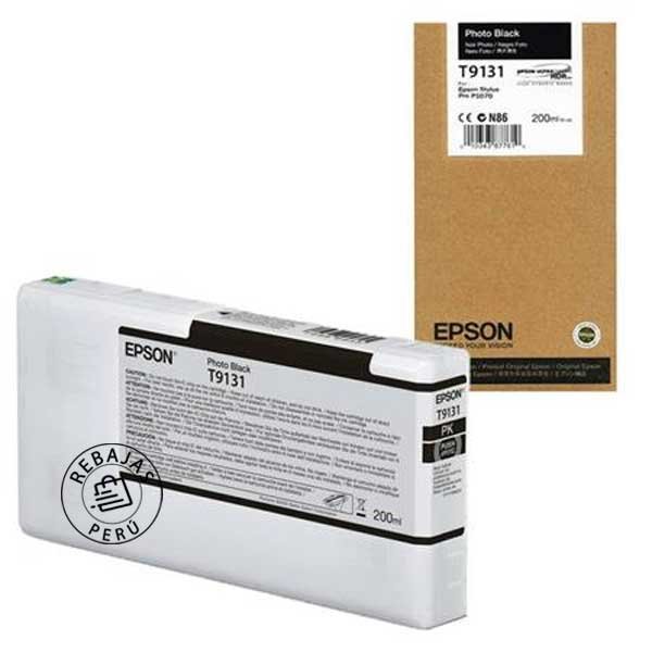 Tinta Epson T913100 UltraChrome HD Photo Black | Alta calidad y durabilidad