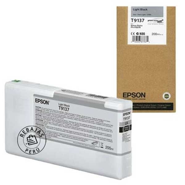 Tinta Epson T913700 UltraChrome HD Light Black | Alta calidad y durabilidad