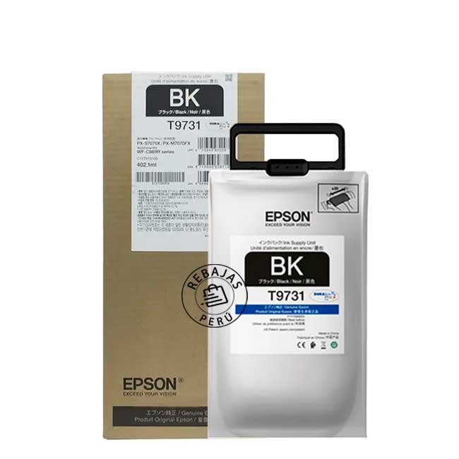 Tinta Epson T973120 Negro para impresora WF-C869R - Calidad original