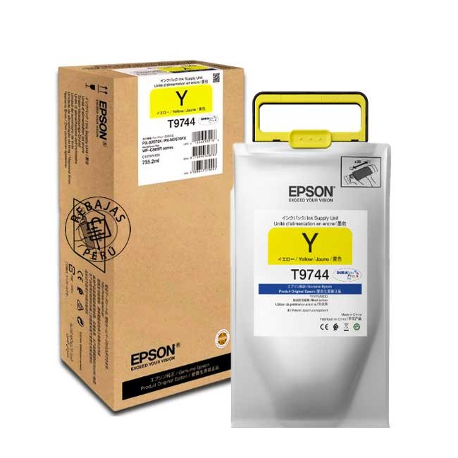 Tinta Epson T974420 Yellow original de alto rendimiento