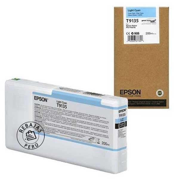 Tinta Epson T913500 UltraChrome HD Light Cyan | Alta calidad y durabilidad