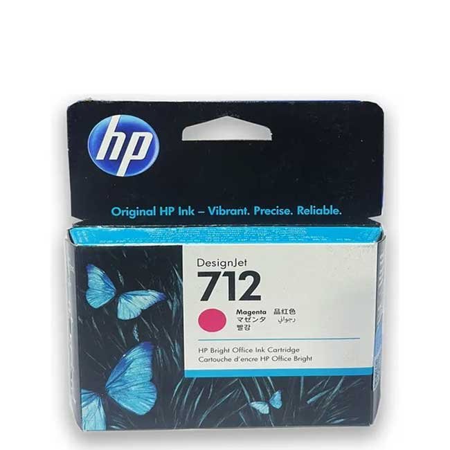 Tinta HP 3ED68A (712) Magenta 29ml Original para Plotters HP DesignJet