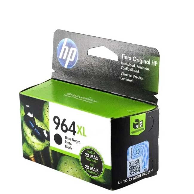 Tinta HP 3JA57AL (964XL) negra para impresora 2,000 páginas calidad original