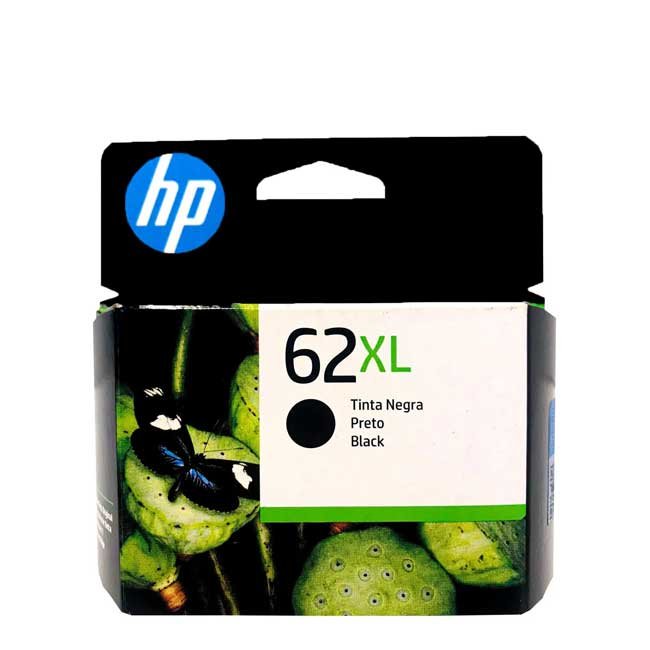 Tinta HP 62XL Negra Original C2P05AL | Rendimiento 600 páginas