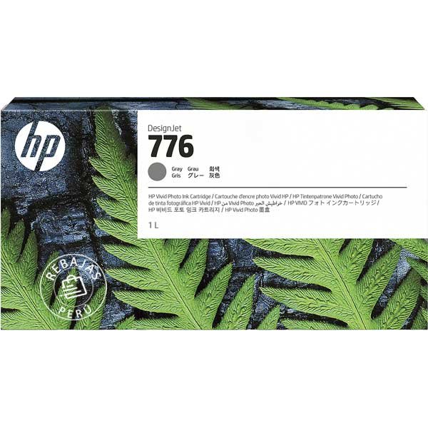 Tinta HP 1XB05A 776 1LT Gray original de alto rendimiento