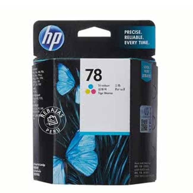 Tinta HP 78 Tricolor Original C6578DL | Calidad y Rendimiento