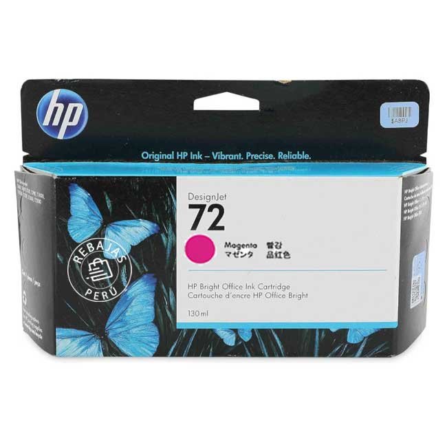 Tinta HP C9372A Magenta 130ml Original para T610 T1100 Serie 72