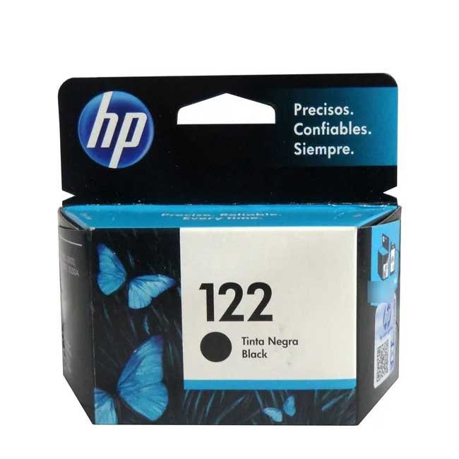Tinta HP CH561HL 122 Negra Original | Rinde 120 páginas
