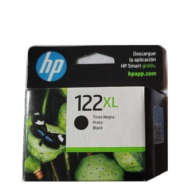 Tinta HP CH563HL 122XL Negra – 480 páginas, alto rendimiento