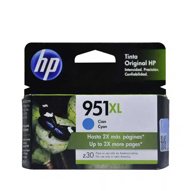 Tinta HP 951XL Cyan CN046AL - Cartucho Original para 1500 páginas
