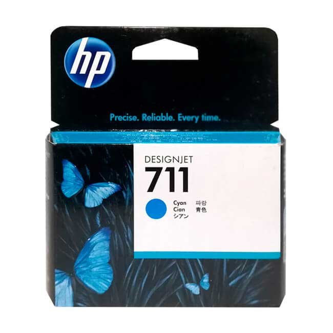 Tinta HP CZ130A 711 Cyan 29ml para Plotter T120, T130, T520 y T530 Original
