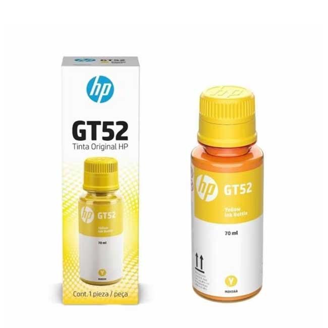 Tinta HP GT52 Yellow M0H56AL Original Rendimiento 8000 Páginas