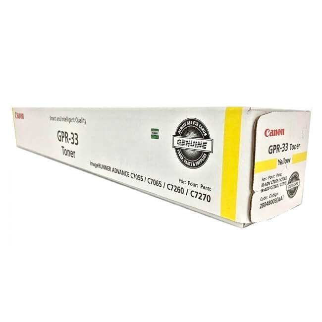 Toner Canon GPR-33 Amarillo Original – Alta Calidad, 6,000 páginas, Compatible y Precio Inmejorable