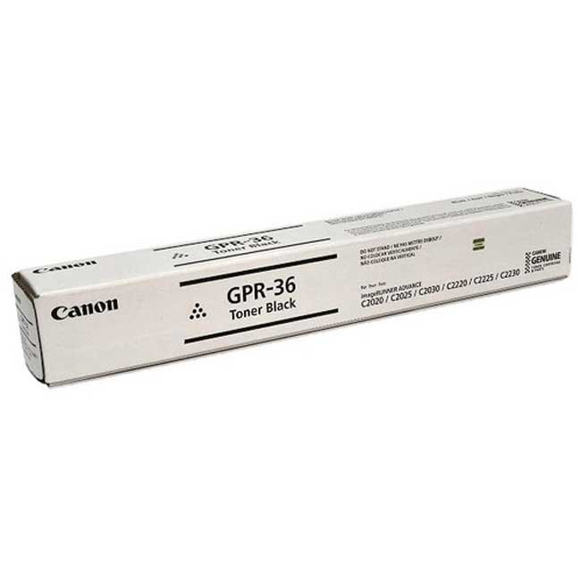 Toner Canon GPR-36 Negro Original para iR ADV C2230, C2225, C2030 | Rendimiento 23,000 páginas