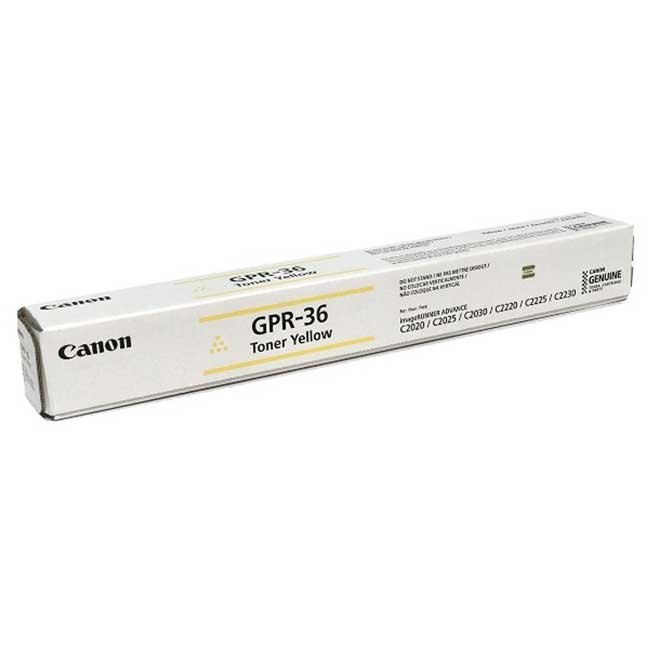 Tóner Canon GPR-36 Amarillo – Color Vibrante y Rendimiento Profesional