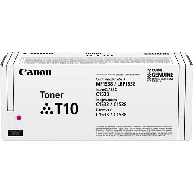 Tóner Canon T10 Magenta – Compatible con imageCLASS X MF1538C | Alto Rendimiento y Calidad Profesional