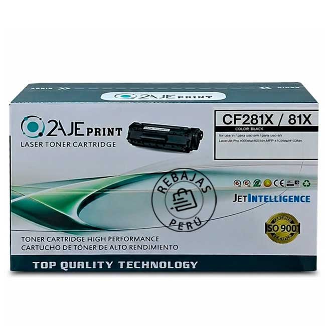 Toner Compatible 2AJEPRINT HP CF281X / 81X Negro