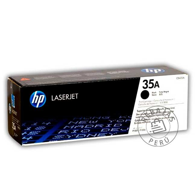 Tóner HP CB435A 35A Negro Original para LaserJet P1005 P1006