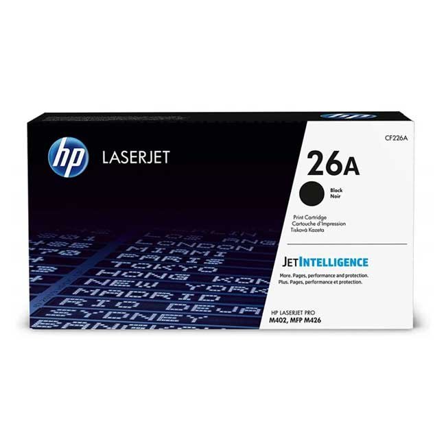 Tóner HP CF226A 26A Negro Original para M402/M426  3100 páginas