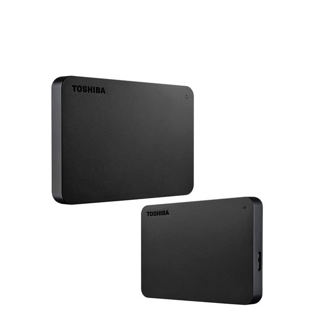 Disco duro externo Toshiba Canvio Basics, 1 TB, USB 3.0, 2.5", Negro.
