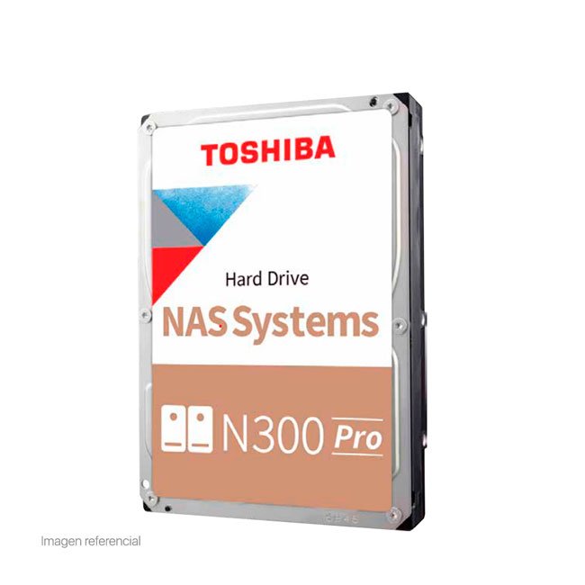 Disco duro Toshiba N300, 16TB NAS, SATA 6.0Gb/s, 7200rpm, 512MB Cache, 3.5".